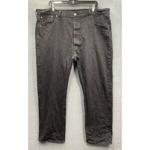 Levi's Mens 501 Jeans Original Stretch Button Fly Regular Fit Straight Leg 42X30